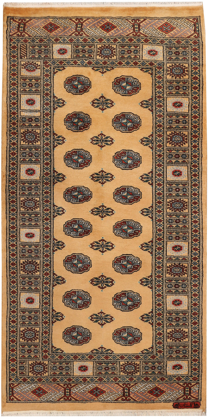 Moccasin Bokhara 3' 2 x 6' 1 - No. 47161 - ALRUG Rug Store