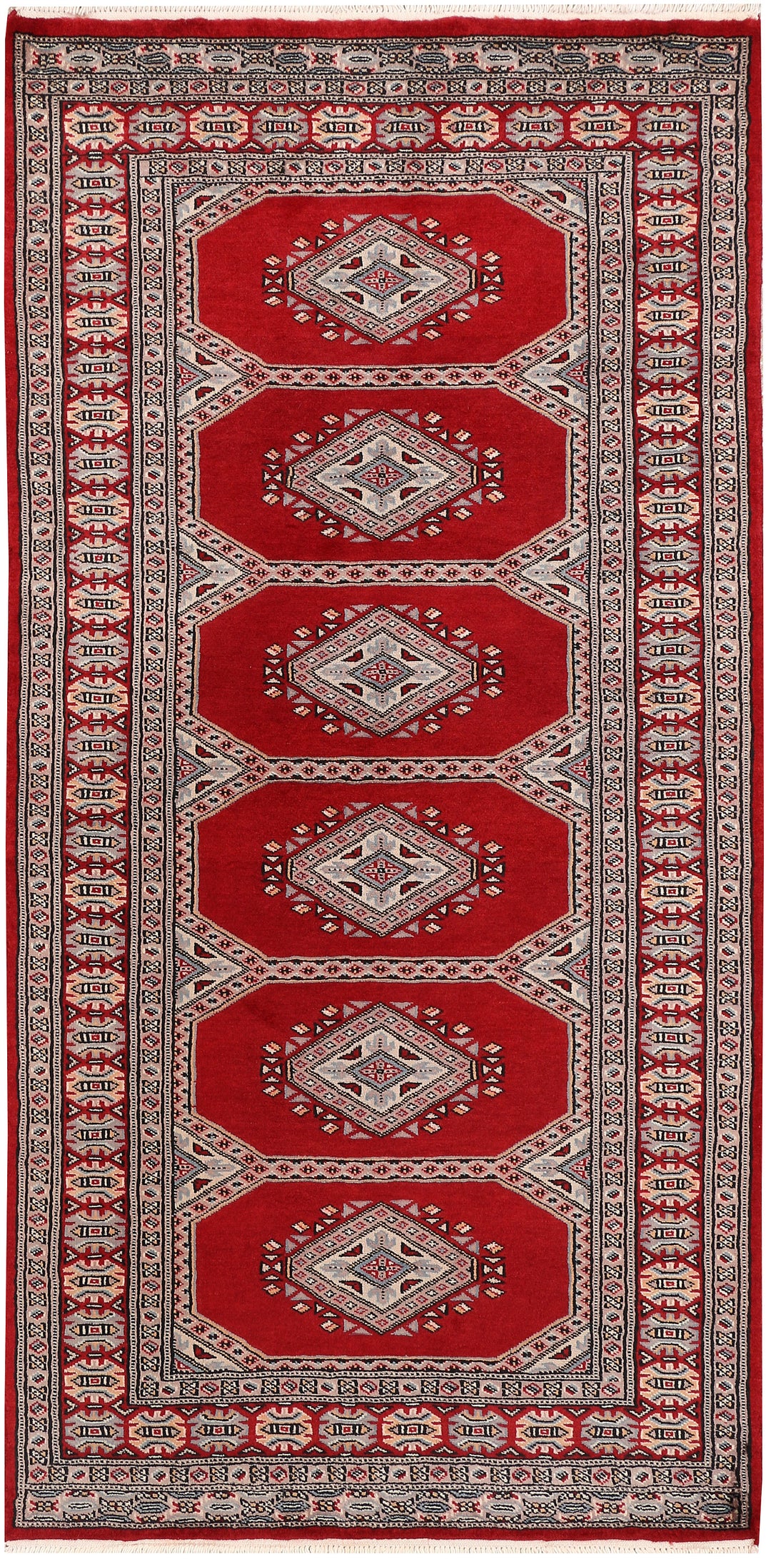 Dark Red Jaldar 3' 1 x 6' 3 - No. 47168 - ALRUG Rug Store