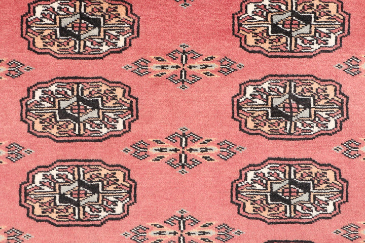 Salmon Bokhara 3' 4 x 5' 9 - No. 47169 - ALRUG Rug Store