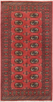 Indian Red Bokhara 3'  1" x 5'  11" - No. QA91768