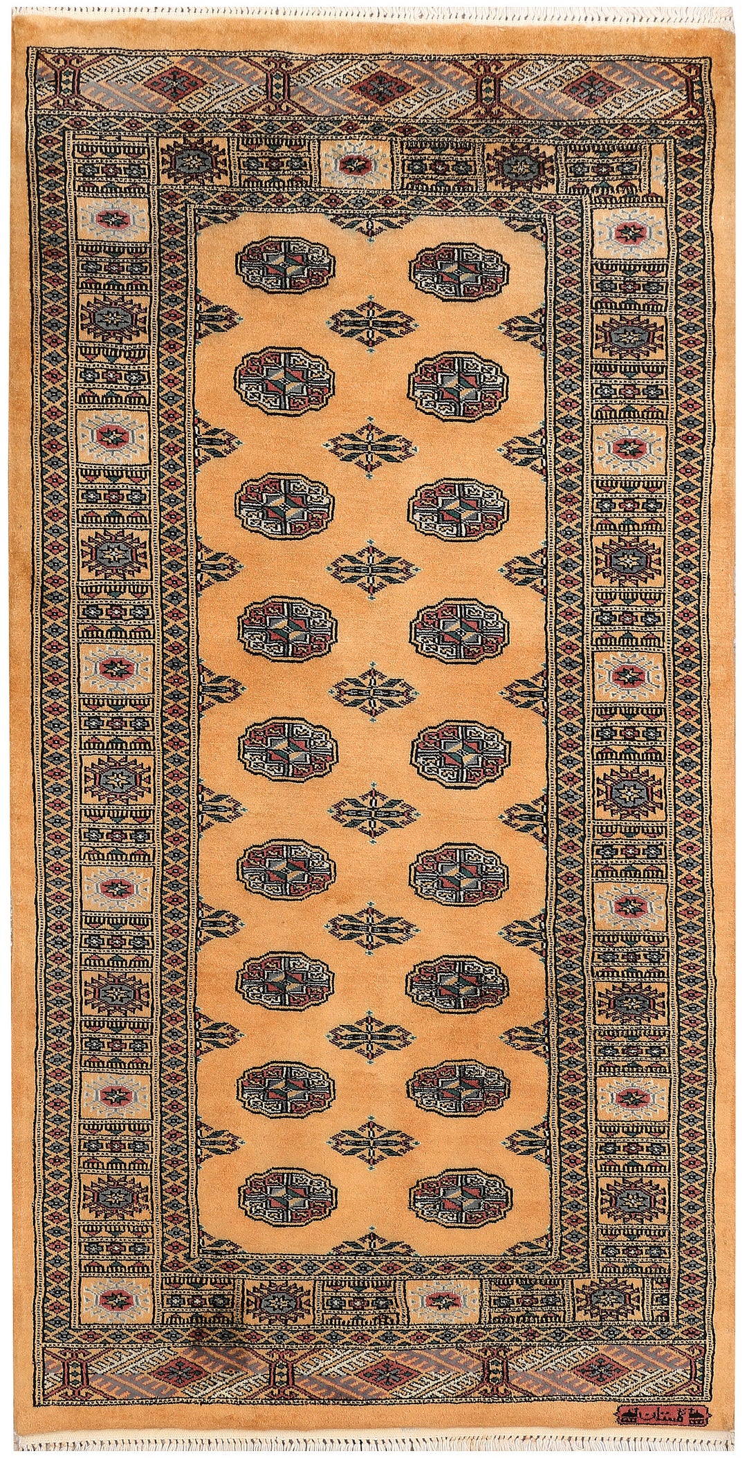 Moccasin Bokhara 3' 2 x 6' 1 - No. 47179 - ALRUG Rug Store