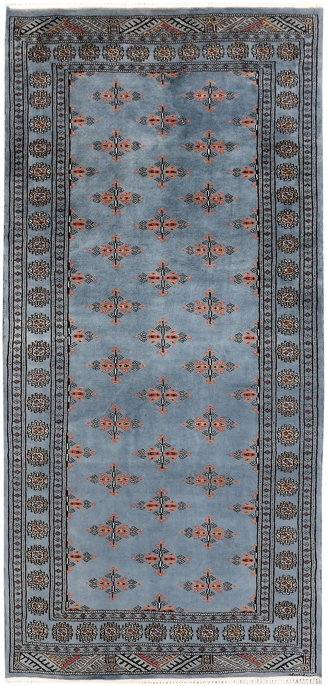 Light Slate Grey Butterfly 3' 2 x 6' - No. 47181 - ALRUG Rug Store