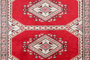 Dark Red Jaldar 3'  1" x 6'  1" - No. QA42512