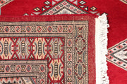 Dark Red Jaldar 3'  1" x 6'  1" - No. QA42512