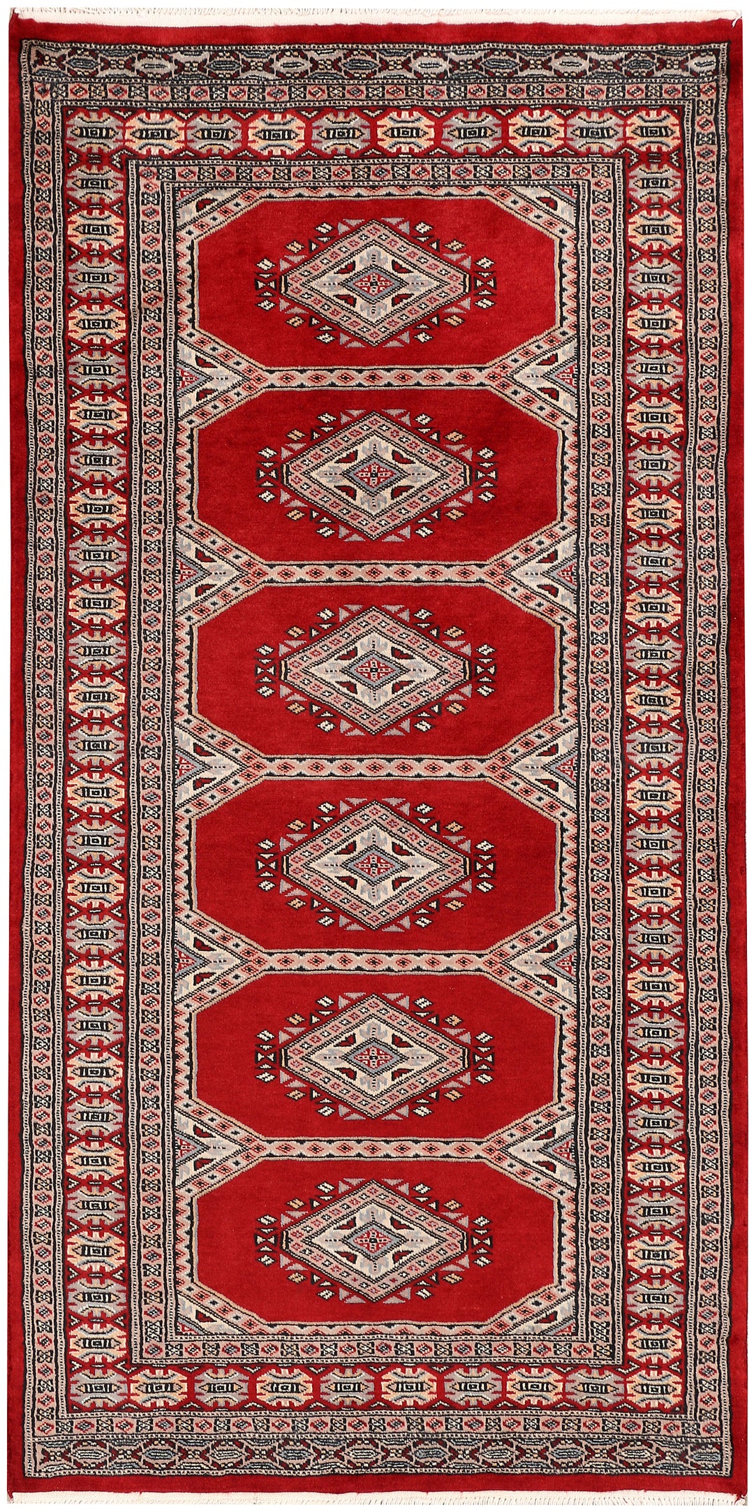 Dark Red Jaldar 3' 1 x 6' 1 - No. 47186 - ALRUG Rug Store