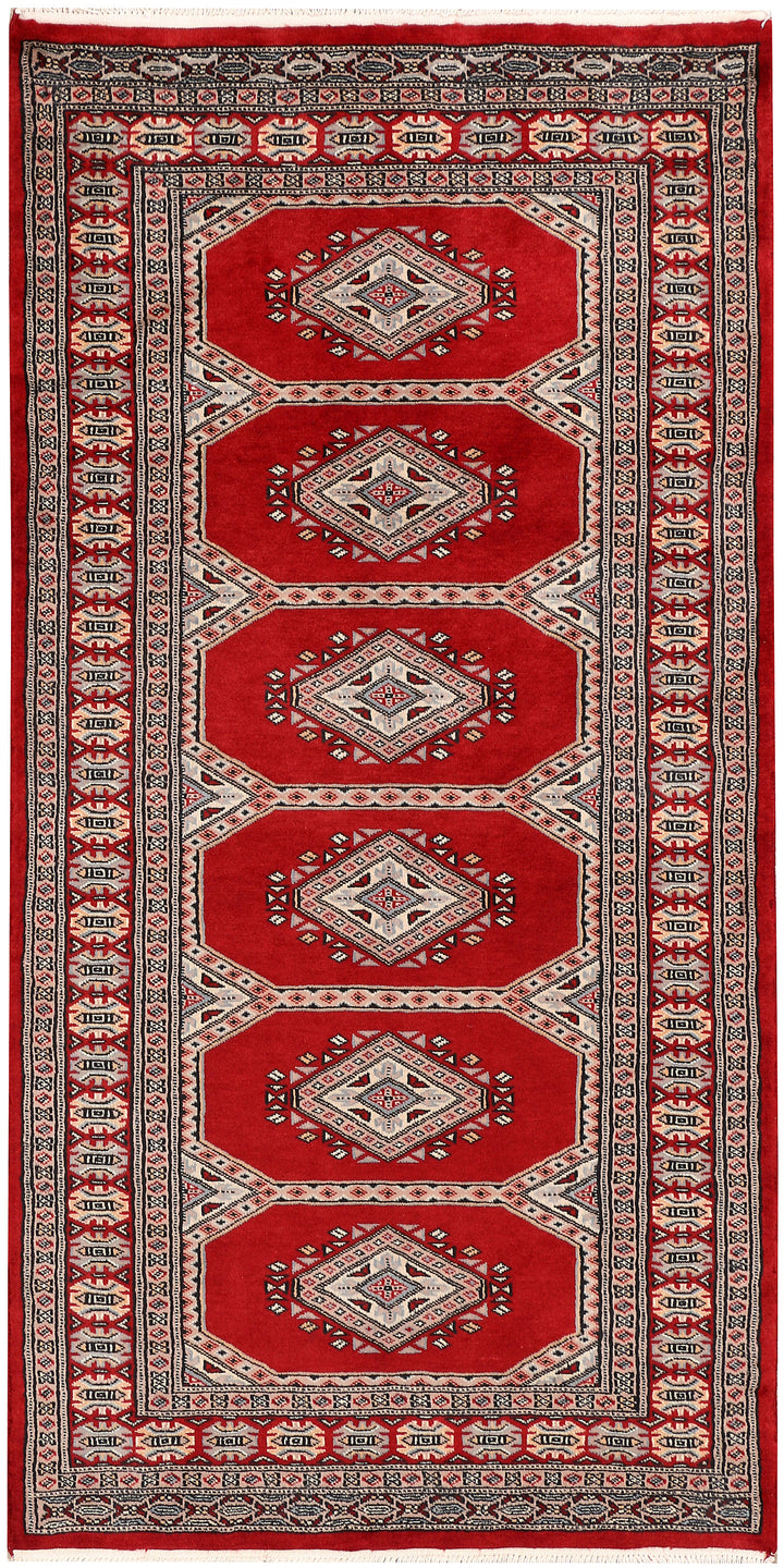 Dark Red Jaldar 3' 1 x 6' 1 - No. 47186 - ALRUG Rug Store