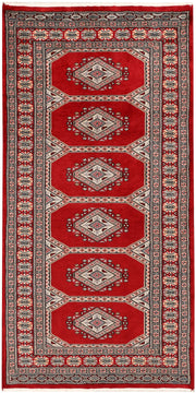 Dark Red Jaldar 3'  1" x 6'  1" - No. QA42512