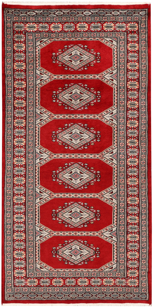 Dark Red Jaldar 3'  1" x 6'  1" - No. QA42512