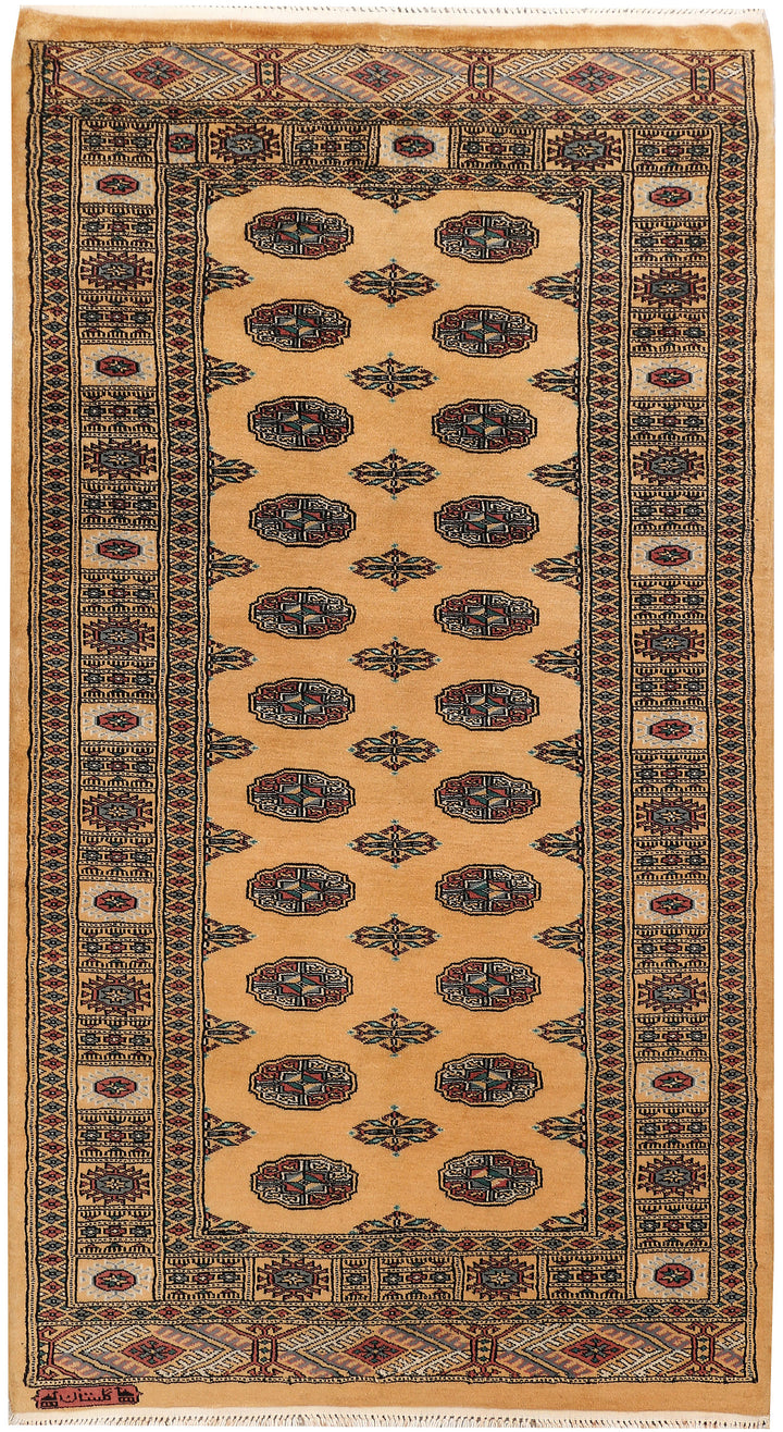Moccasin Bokhara 3' 2 x 6' - No. 47189 - ALRUG Rug Store