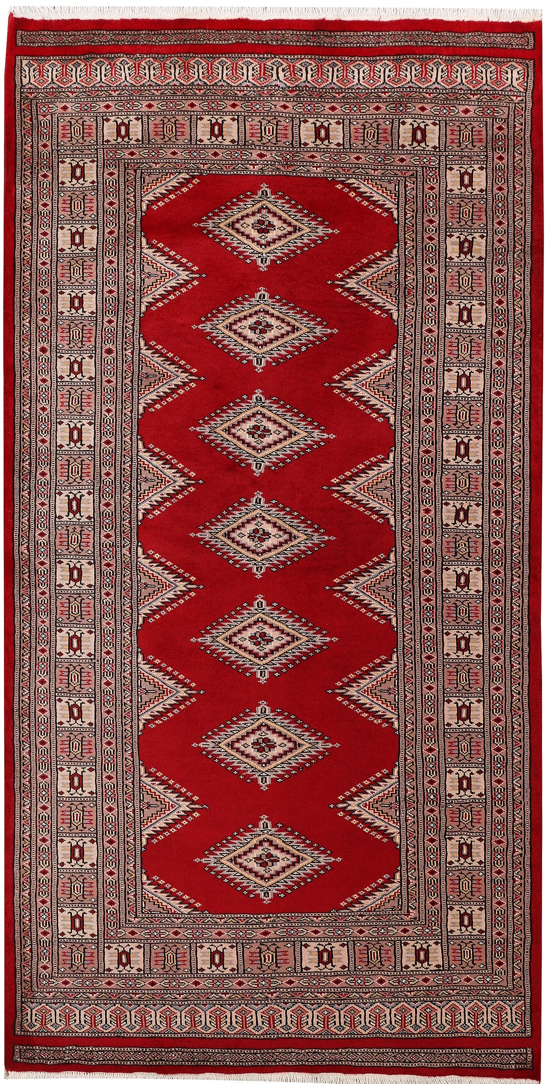 Dark Red Jaldar 3' 3 x 6' 1 - No. 47191 - ALRUG Rug Store