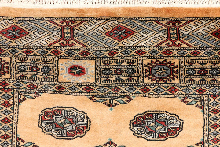 Moccasin Bokhara 3'  2" x 6'  2" - No. QA46244