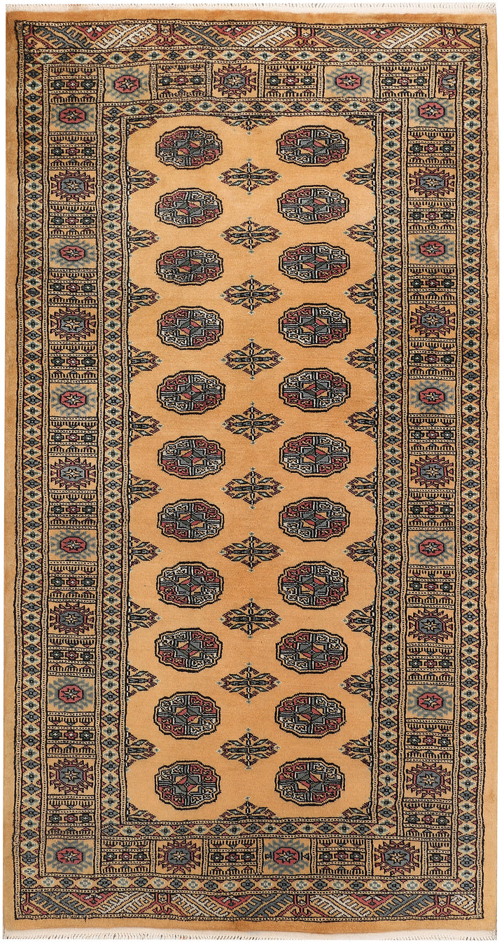 Moccasin Bokhara 3'  3" x 6' " - No. QA53031