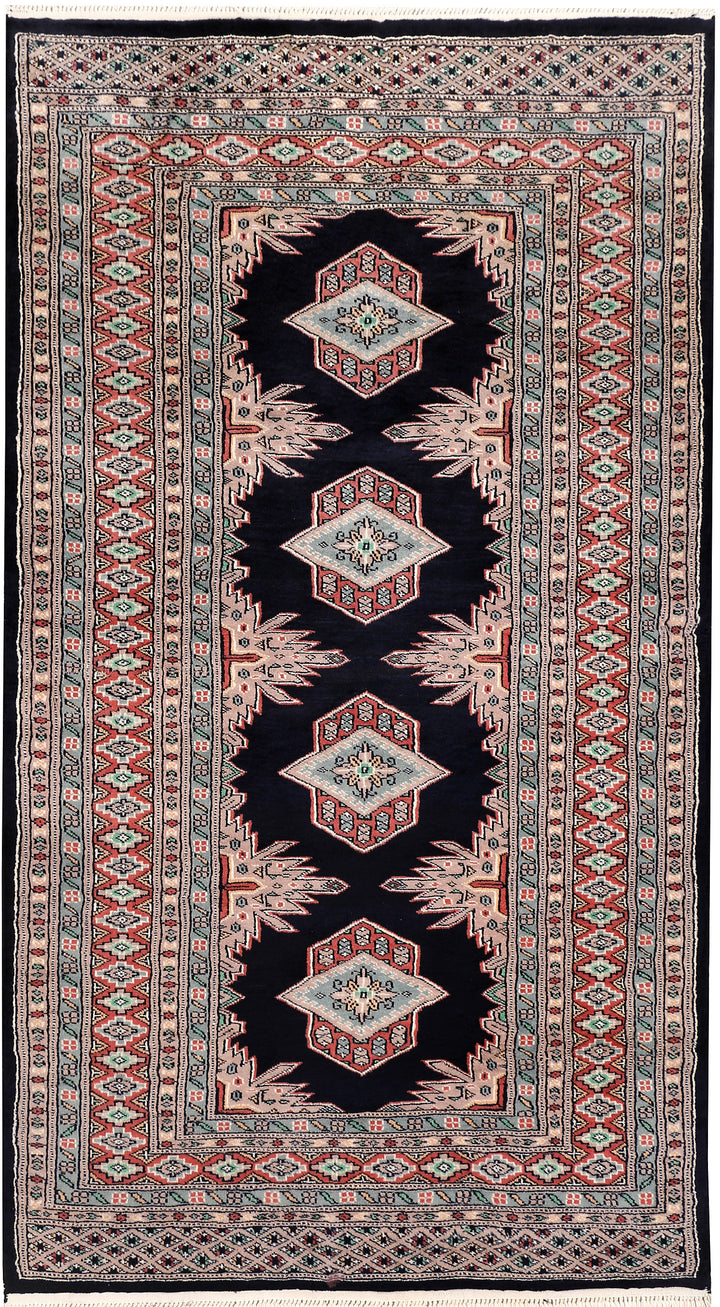 Midnight Blue Jaldar 3' 2 x 5' 8 - No. 47206 - ALRUG Rug Store