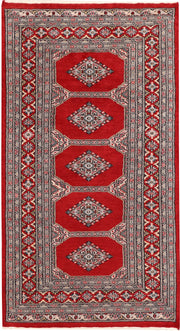 Red Jaldar 3'  1" x 5'  9" - No. QA10702