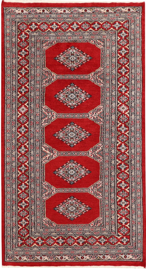 Red Jaldar 3'  1" x 5'  9" - No. QA10702