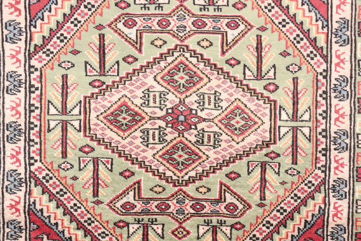 Dark Sea Green Caucasian 3' 1 x 5' 10 - No. 47217