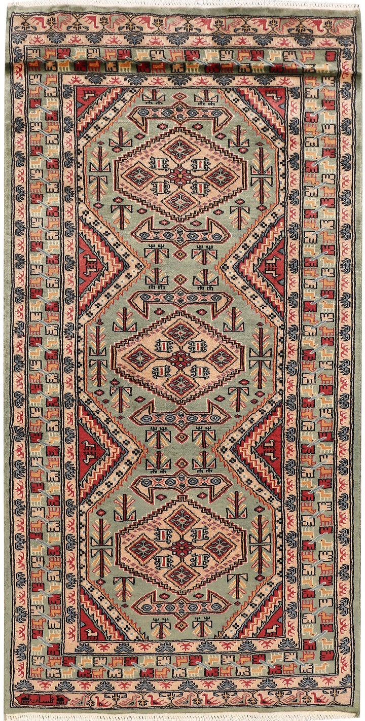 Dark Sea Green Caucasian 3'  x" 5'  11" - No. QA10333