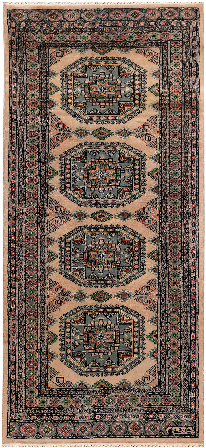 Tan Caucasian 3' 3 x 7' 1 - No. 47226 - ALRUG Rug Store