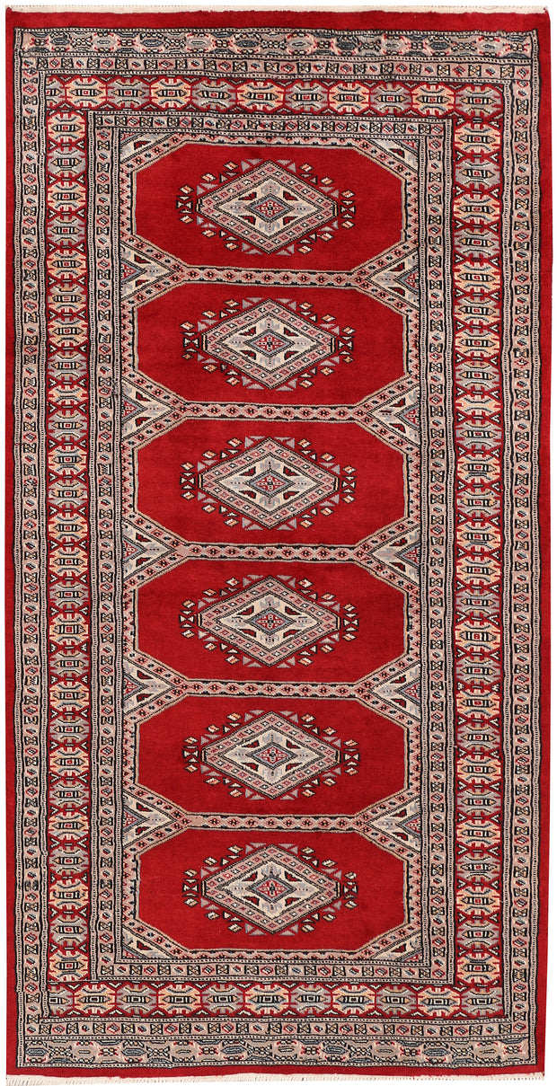 Dark Red Jaldar 3'  1" x 6'  1" - No. QA24852