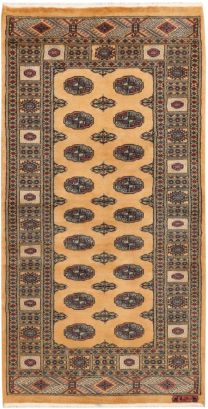 Moccasin Bokhara 3'  1" x 5'  11" - No. QA10402