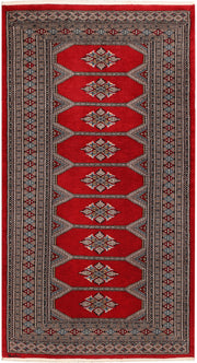 Dark Red Jaldar 3'  2" x 5'  9" - No. QA93822