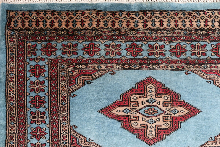 Sky Blue Jaldar 3' 3 x 6' 3 - No. 47243 - ALRUG Rug Store