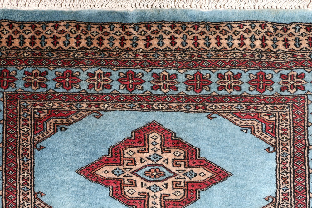 Sky Blue Jaldar 3' 3 x 6' 3 - No. 47243 - ALRUG Rug Store
