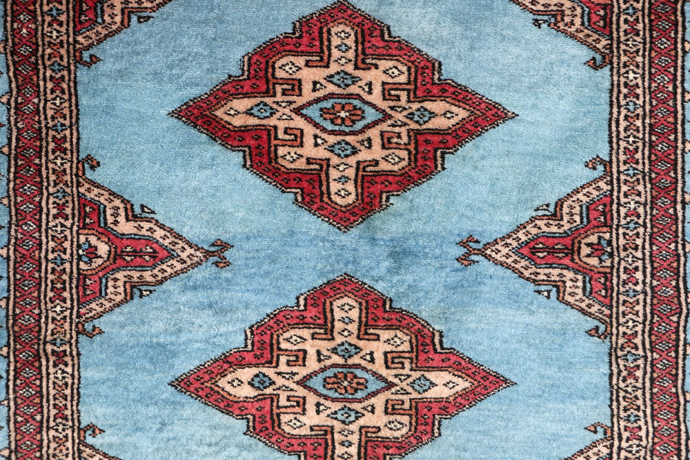 Sky Blue Jaldar 3' 3 x 6' 3 - No. 47243 - ALRUG Rug Store
