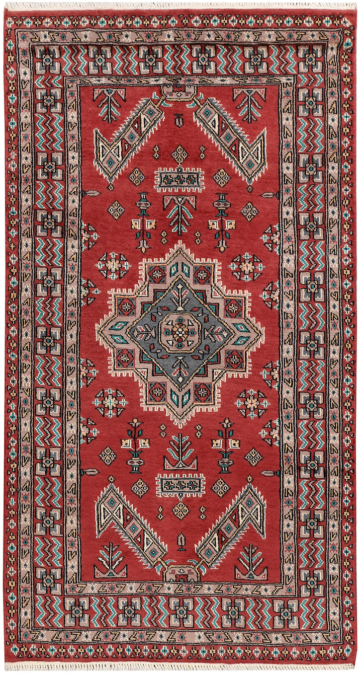 Indian Red Caucasian 3' 1 x 5' 8 - No. 47245