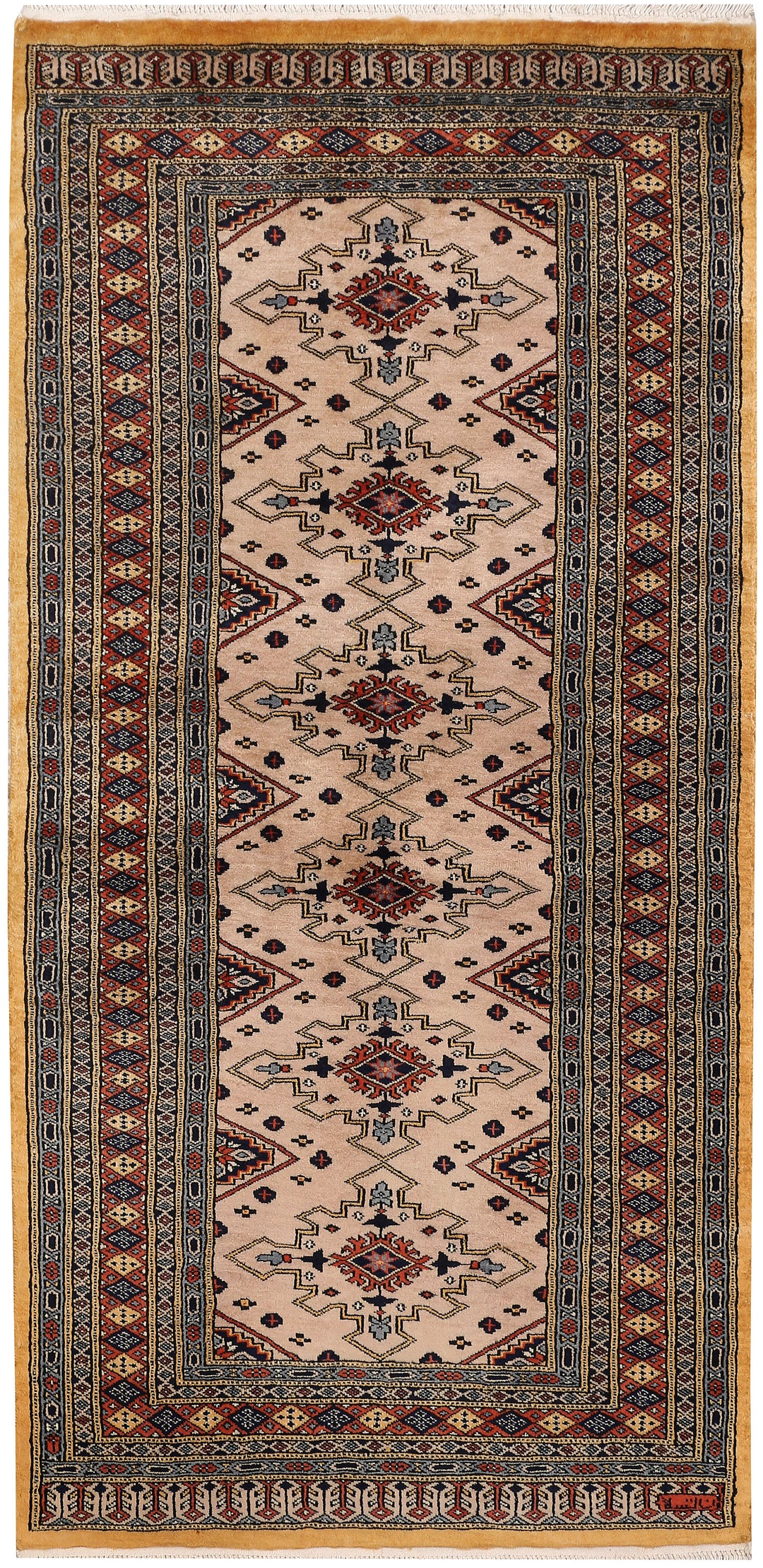 Tan Jaldar 3' 1 x 6' 4 - No. 47247 - ALRUG Rug Store
