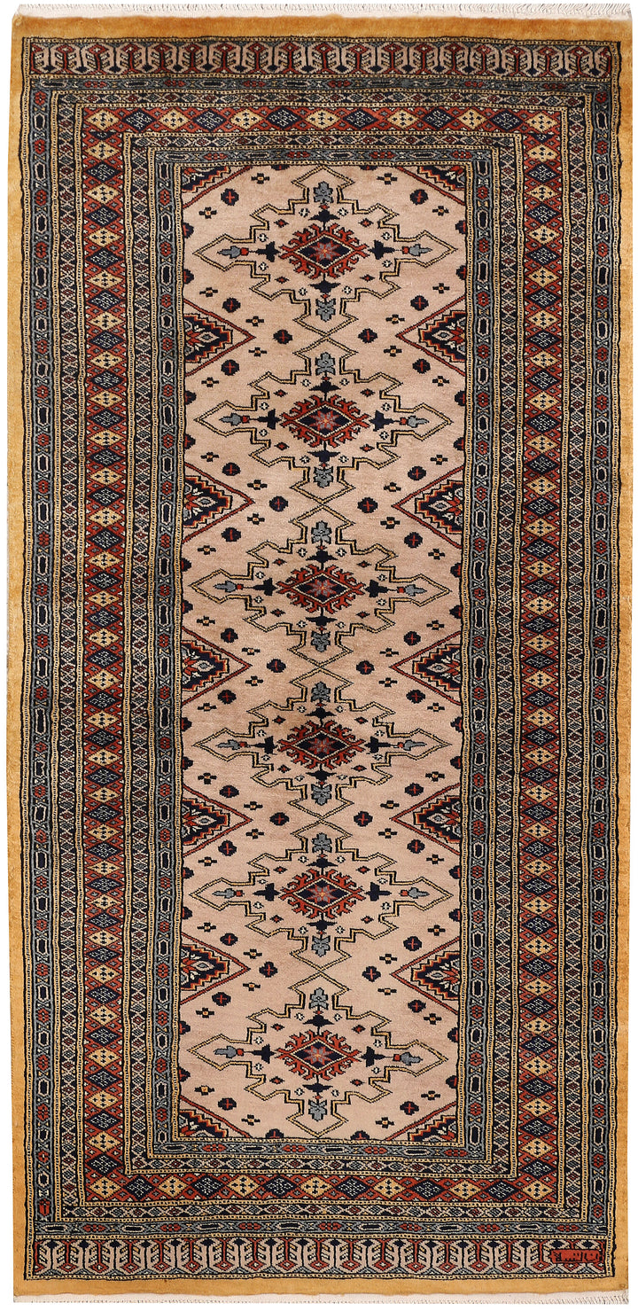 Tan Jaldar 3' 1 x 6' 4 - No. 47247 - ALRUG Rug Store