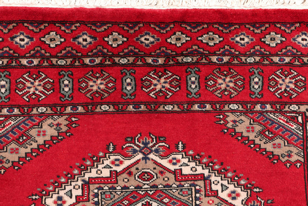 Dark Red Jaldar 3'  2" x 4'  8" - No. QA37860