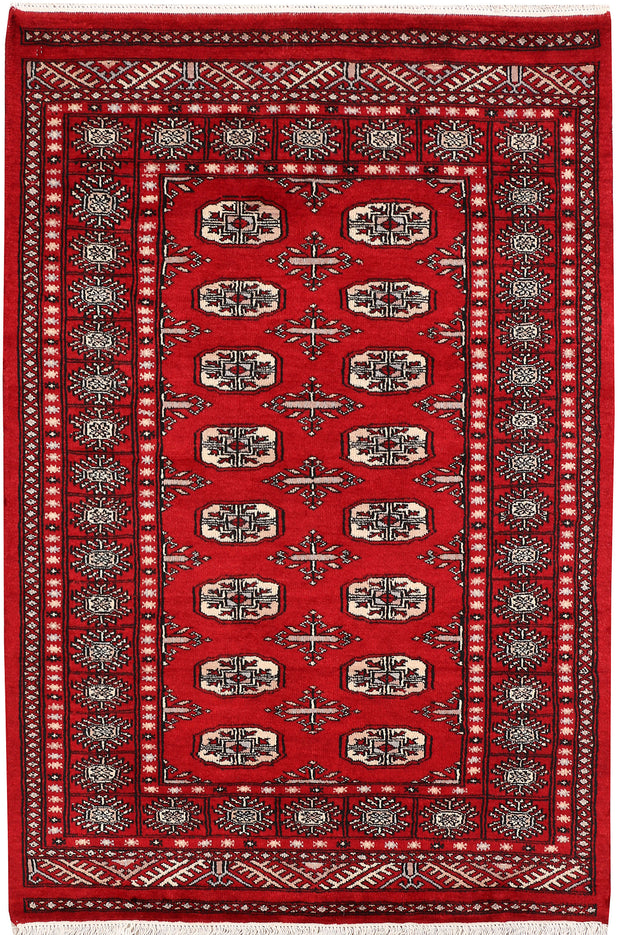 Dark Red Bokhara 3' 1 x 4' 6 - No. 47255