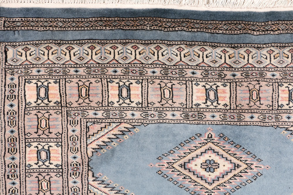 Slate Grey Bokhara 3' 1 x 5' 3 - No. 47256 - ALRUG Rug Store