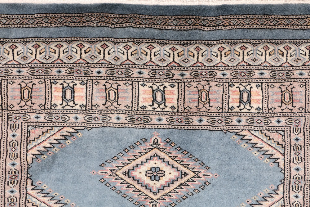 Slate Grey Bokhara 3' 1 x 5' 3 - No. 47256 - ALRUG Rug Store