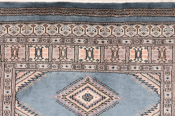 Slate Grey Bokhara 3' 1 x 5' 3 - No. 47256 - ALRUG Rug Store