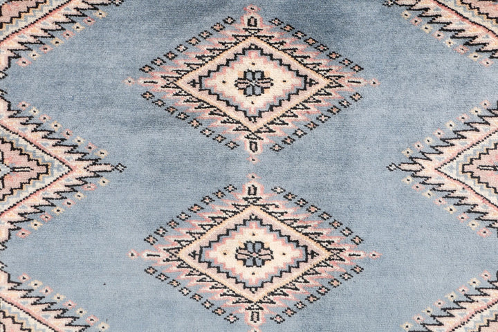 Slate Grey Bokhara 3' 1 x 5' 3 - No. 47256 - ALRUG Rug Store