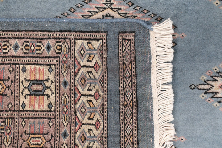 Slate Grey Bokhara 3' 1 x 5' 3 - No. 47256 - ALRUG Rug Store