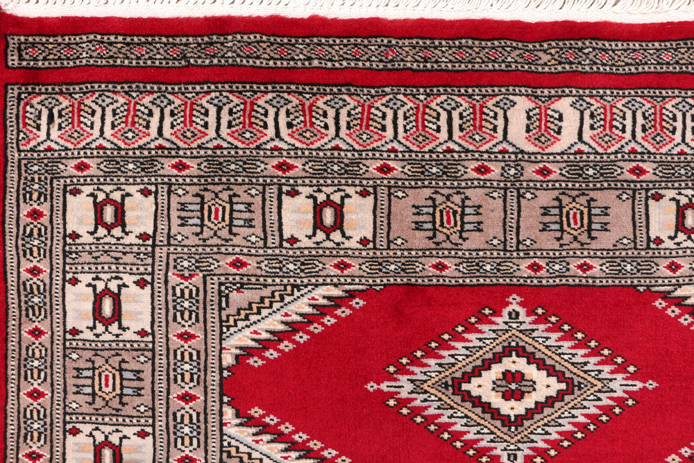 Dark Red Jaldar 3' x 4' 8 - No. 47259 - ALRUG Rug Store