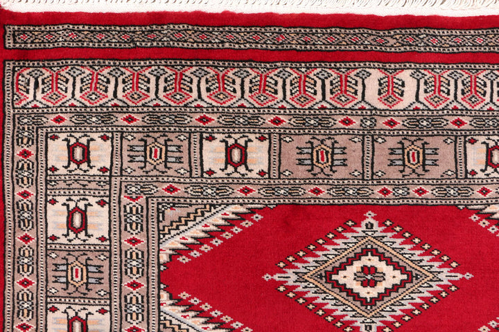 Dark Red Jaldar 3' x 4' 8 - No. 47259 - ALRUG Rug Store