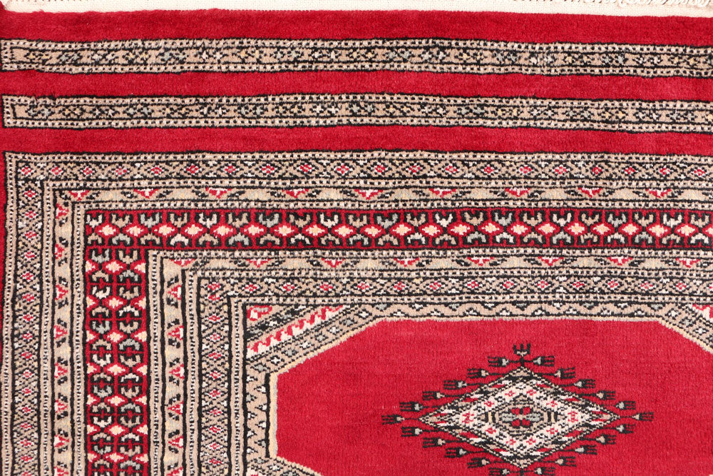 Dark Red Jaldar 3' 1 x 4' 10 - No. 47264 - ALRUG Rug Store