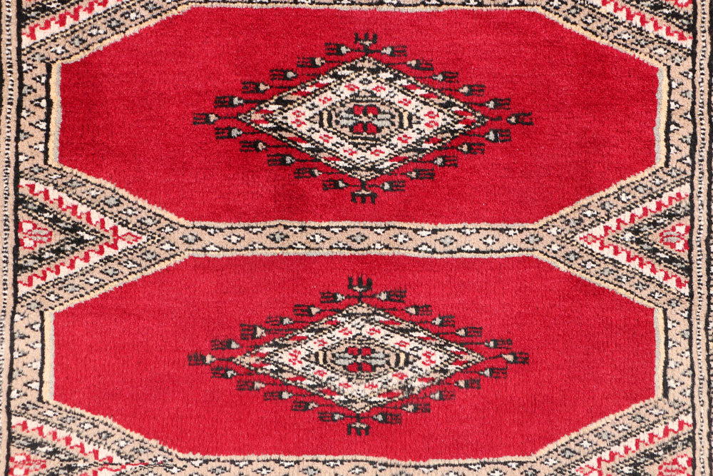 Dark Red Jaldar 3' 1 x 4' 10 - No. 47264 - ALRUG Rug Store