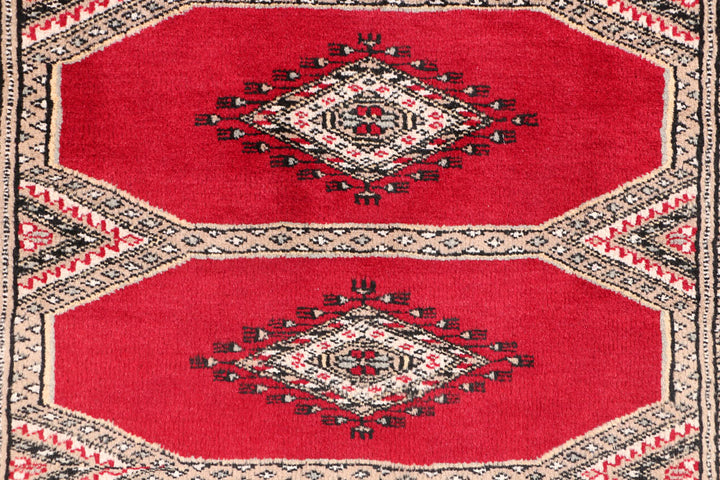 Dark Red Jaldar 3' 1 x 4' 10 - No. 47264 - ALRUG Rug Store