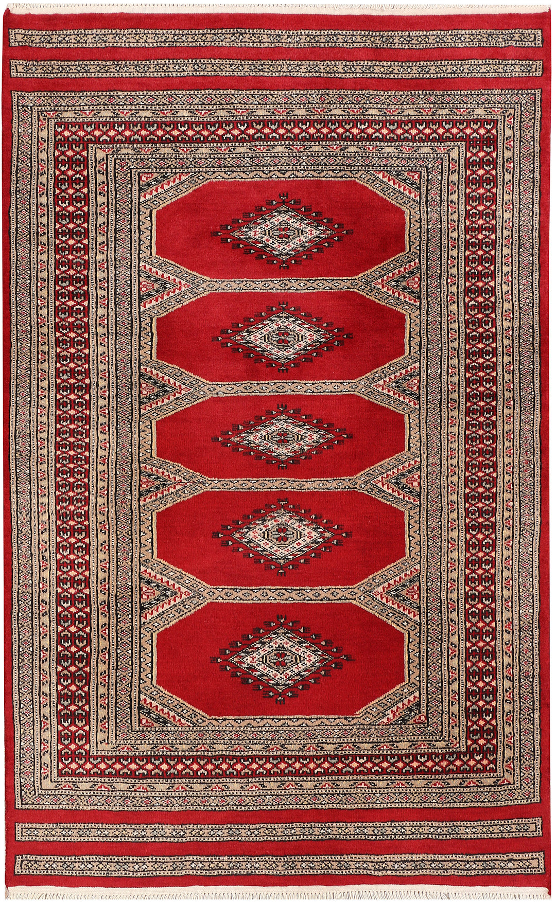 Dark Red Jaldar 3' 1 x 4' 10 - No. 47264 - ALRUG Rug Store