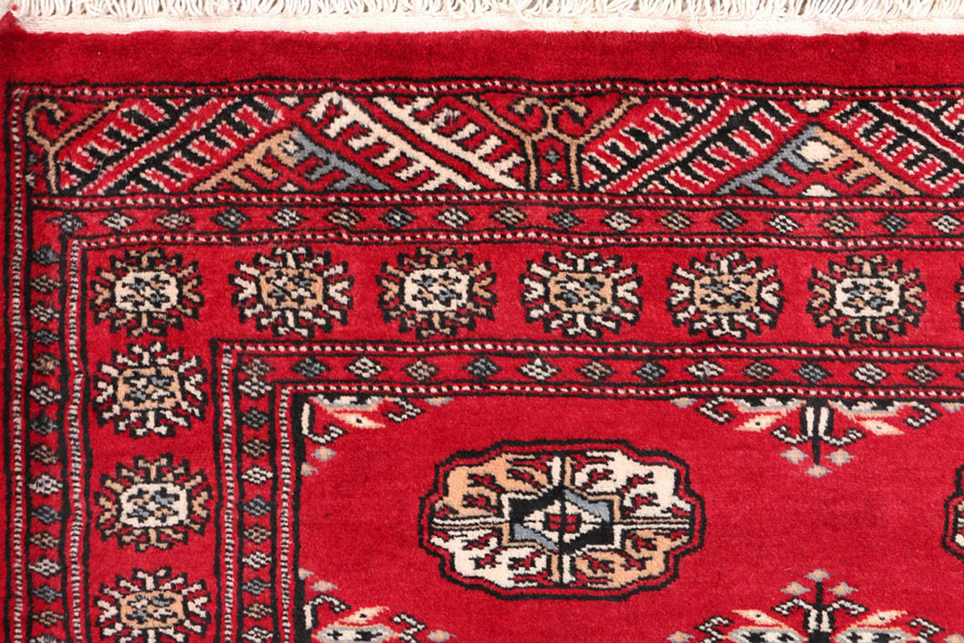 Dark Red Bokhara 3' 1 x 5' 1 - No. 47266