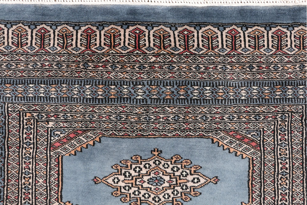 Steel Blue Jaldar 3' 1 x 4' 6 - No. 47267 - ALRUG Rug Store