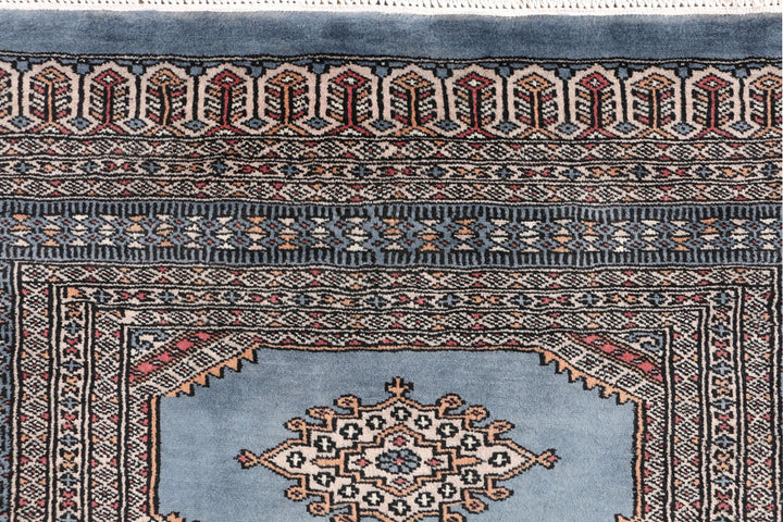 Steel Blue Jaldar 3' 1 x 4' 6 - No. 47267 - ALRUG Rug Store