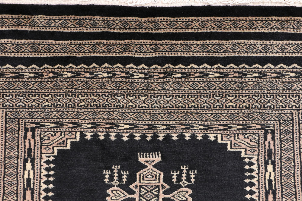 Black Jaldar 3' 2 x 4' 11 - No. 47269 - ALRUG Rug Store