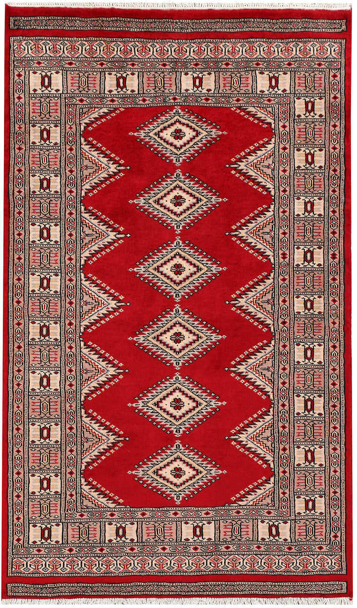 Dark Red Jaldar 3' 1 x 4' 10 - No. 47270 - ALRUG Rug Store