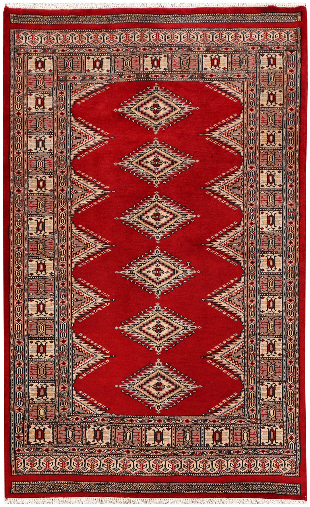 Dark Red Jaldar 3' 1 x 4' 11 - No. 47272 - ALRUG Rug Store